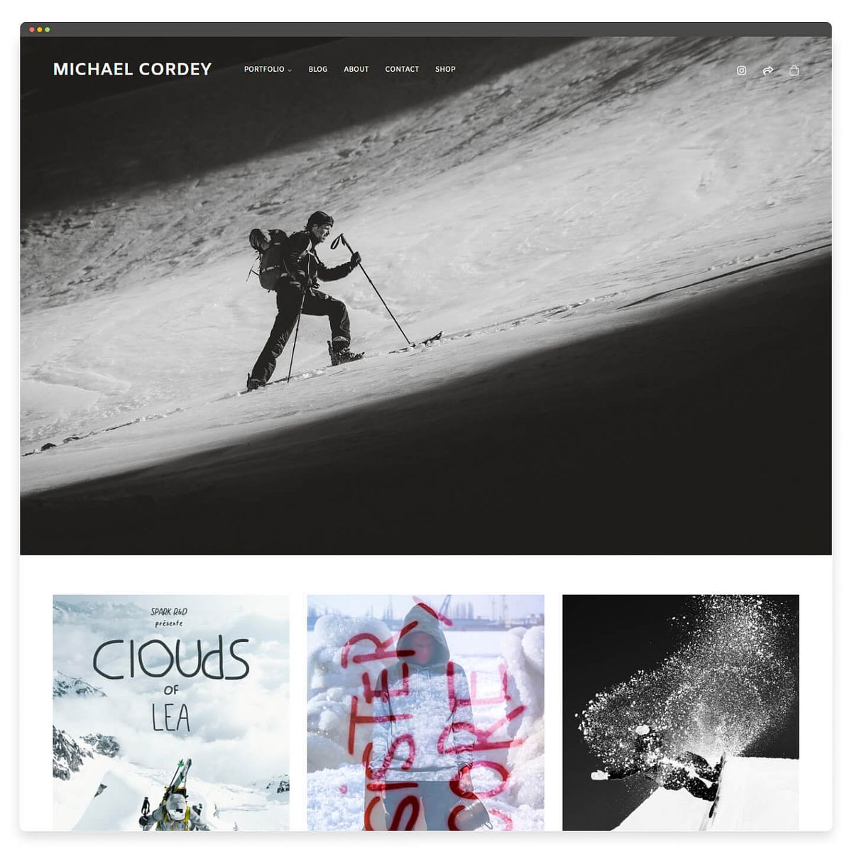 Site do blog de Michael Kordey