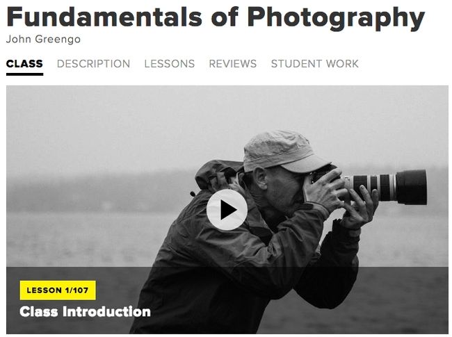 Набор курсов фотографии для начинающих от Creativelive
