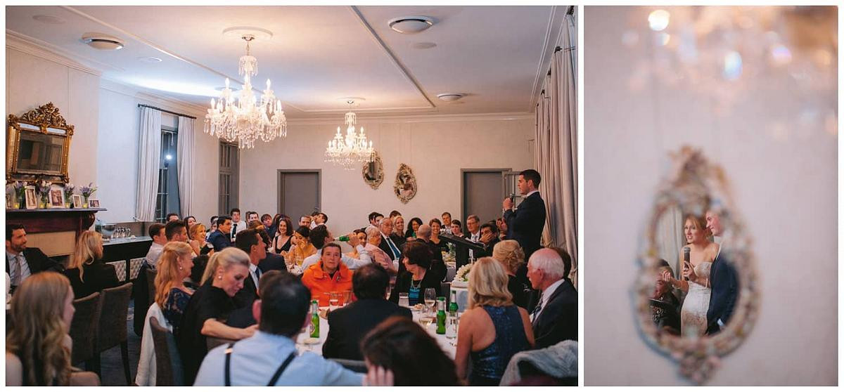 Wedding reception photos during wedding reception at Gunners Barracks Mosman.