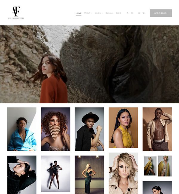 Best Fashion Model Portfolio Website Examples - Pixpa
