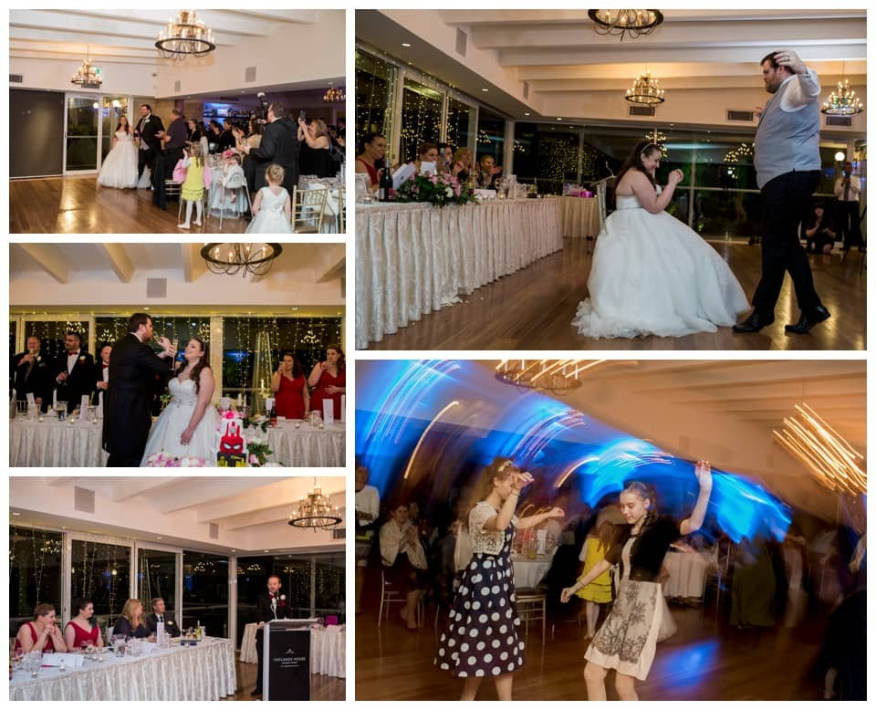 Wedding reception photos at Oatlands House.