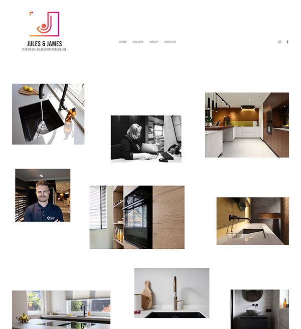 Exemples de sites Web du portfolio Juliette