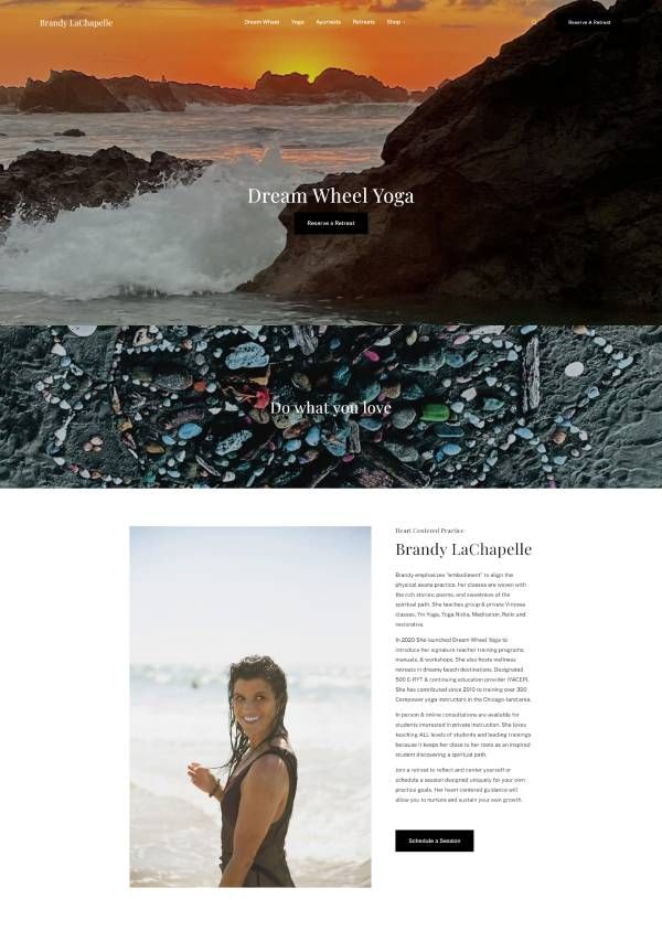Примеры веб-сайтов-портфолио Brandy LaChapelle